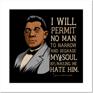 Booker T Washington Quote Gift for Black History Month Posters and Art